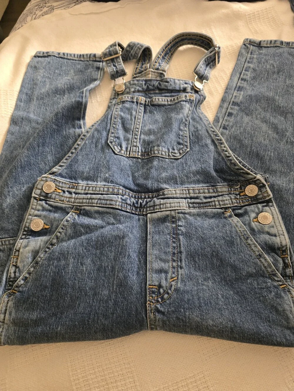 Classic Blue Denim Boy's Overalls